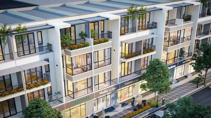 Chuỗi sản phẩm nhà liền kề, shophouse đều tọa lạc ở các vị trí “vàng”