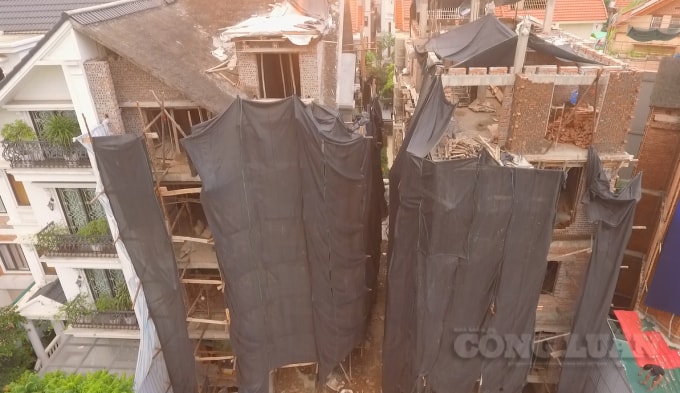 Căn biệt thự số 6,7 BT1 đang được gấp rút thi công; thay đổi thiết kế, phá vỡ quy hoạch xây dựng
