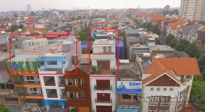 Căn số 29,31,32 BT4 - 3 tự ý cơi nới, cải tạo thêm 1, thậm chí 2 tầng tum để tăng diện tích sử dụng, tư lợi cá nhân