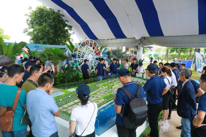 Các dự án nghỉ dưỡng “bán biển” và chỉ cách TP.HCM 2 – 3 giờ chạy xe thu hút sự quan tâm của khách hàng. (Ảnh: Novaland)