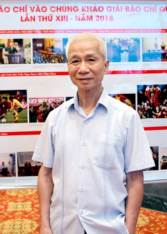 Nhà báo Lê Quốc Trung- nguyên Phó Chủ tịch Thường trực Hội Nhà báo Việt Nam.