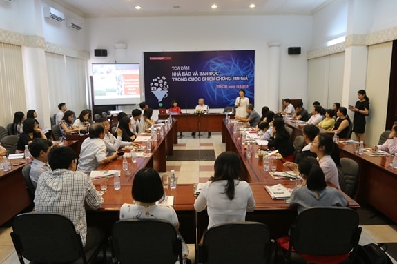 Quang cảnh buổi tọa đàm. Ảnh: qdnd.com.vn