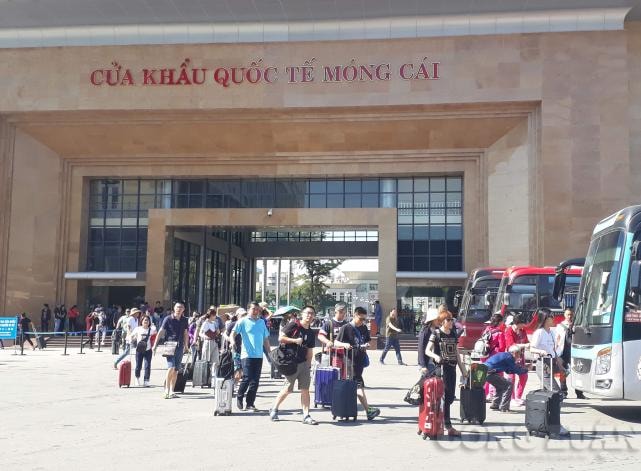 Cửa Khẩu Quốc tế Móng Cái (cầu Bắc Luân I) đã được đầu tư nâng cấp.