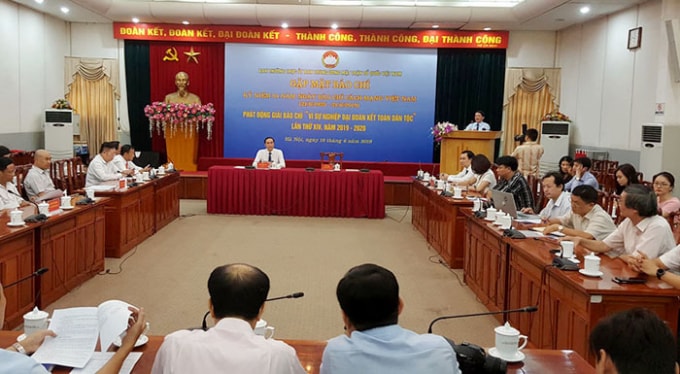 Quang cảnh buổi lễ. (Ảnh:TA)