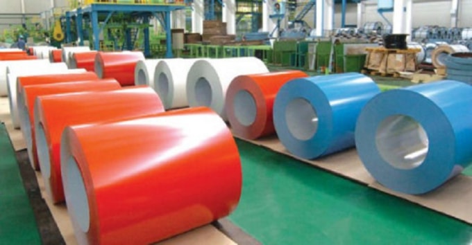 áp dụng biện pháp chống bán phá giá tạm thời đối với một số sản phẩm thép phủ màu có xuất xứ từ Trung Quốc và Hàn Quốc. Ảnh minh họa