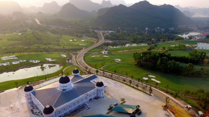 Dự án sân golf Kim Bảng xây dựng không phép.