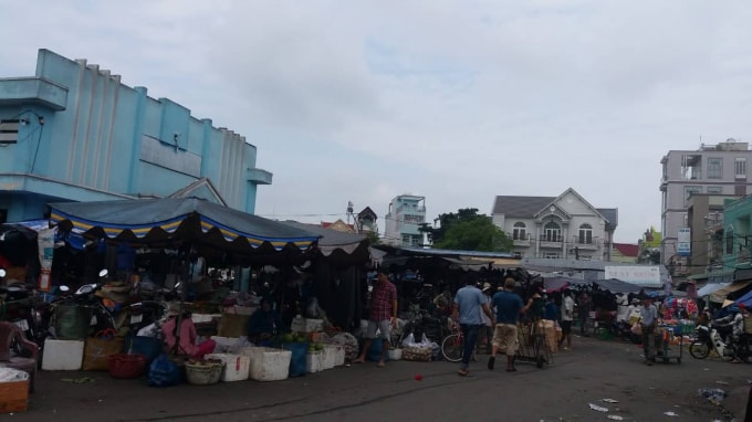 Chợ Vĩnh Kim. Ảnh: NT