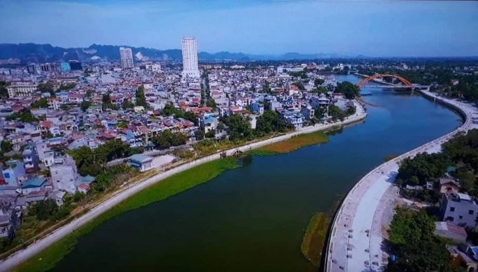 Diện mạo đổi thay từng ngày của Thành phố Phủ lý. Ảnh TL