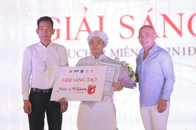 Thí sinh Nguyễn Nhật Trường giành giải Sáng tạo.