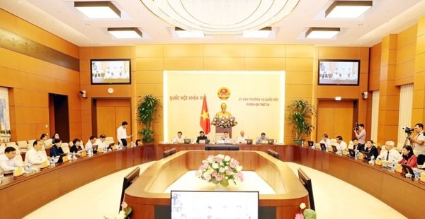 Phiên khai mạc phiên họp thứ 34 Ủy ban Thường vụ Quốc hội. Ảnh: TL