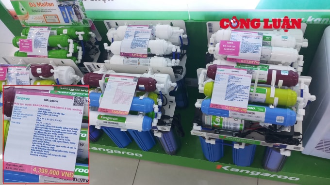 Giới thiệu hãng sản xuất là Kangaroo, xuất xứ linh kiện Hàn Quốc, Việt Nam lắp ráp. Nhưng thực tế với nhiều linh kiện từ Trung Quốc.