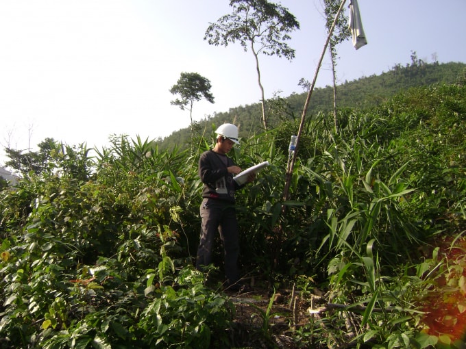 Khảo sát xây dựng cáp treo.