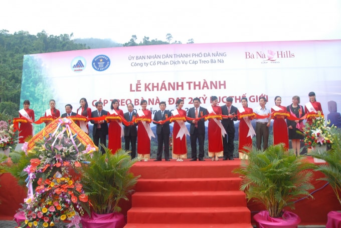 Khánh thành tuyến cáp treo số 1.