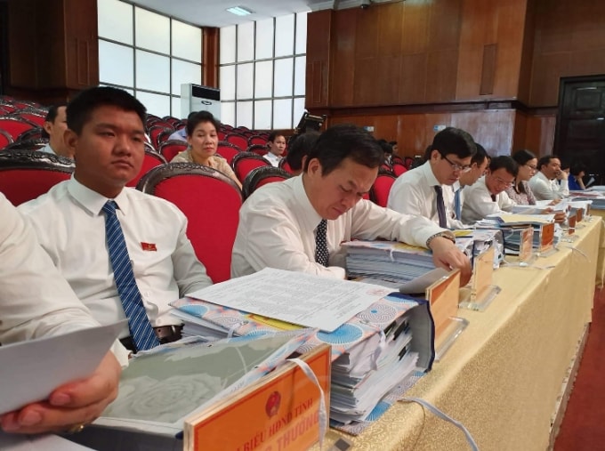 Các đại biểu tham dự kỳ họp