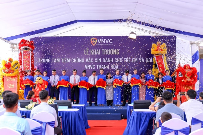 VNVC Thanh Hóa đi vào hoạt động với cam kết bình ổn giá vắc xin, kể cả trong thời điểm khan hiếm cho người dân tại Thanh Hóa và các vùng lân cận. (Ảnh: VNVC)