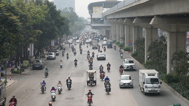 Cải tạo lại đường Nguyễn Trãi (quận Thanh Xuân) với kinh phí 60 tỷ đồng. Ảnh: TL