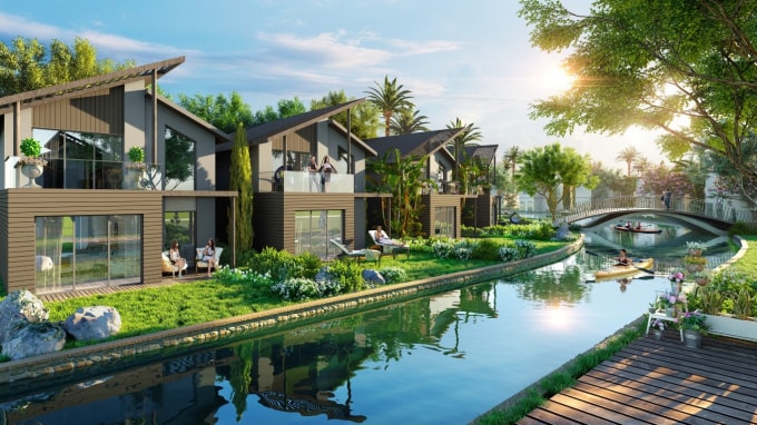 Phối cảnh second home tại dự án NovaWorld Hồ Tràm.