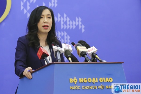 Người Phát ngôn Bộ Ngoại giao Lê Thị Thu Hằng. Ảnh: TG&VN