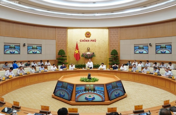Quang cảnh cuộc làm việc. Ảnh: VGP