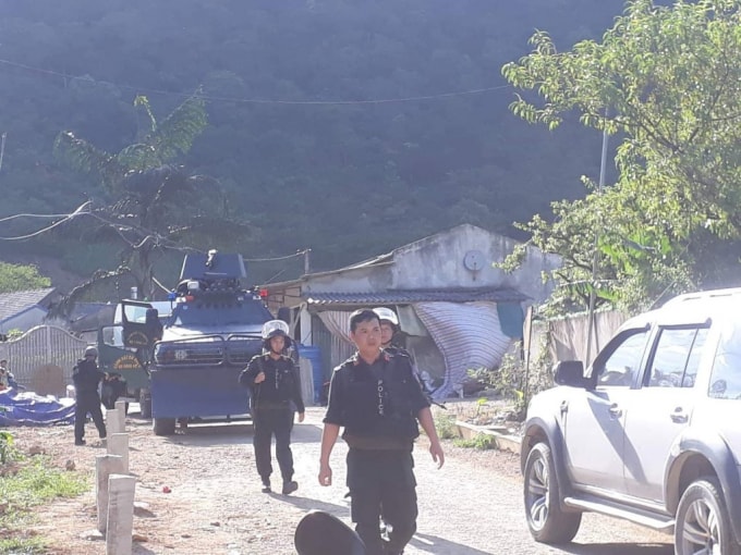 Ban chuyên án đang làm nhiệm vụ.