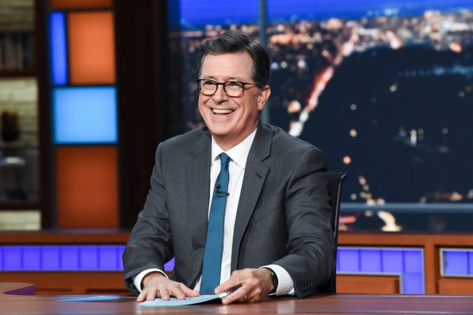 “Late Show” của Stephen Colbert là một trong những chương trình đắt khách nhất trên mạng truyền hình CBS. Ảnh: Getty.