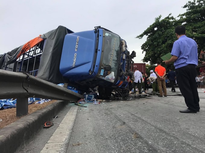 Hiện trường vụ tai nạn. Ảnh: TL