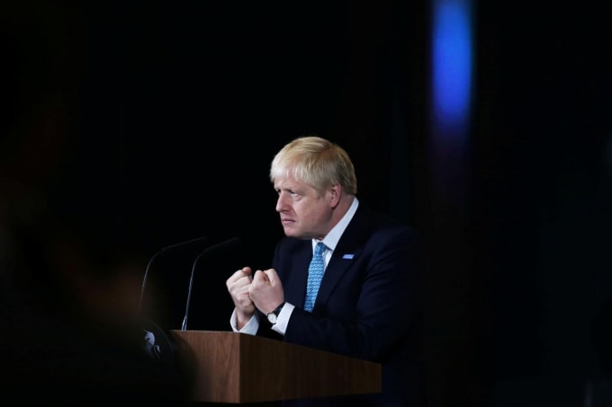 Thủ tướng Anh Boris Johnson. Ảnh: Reuters