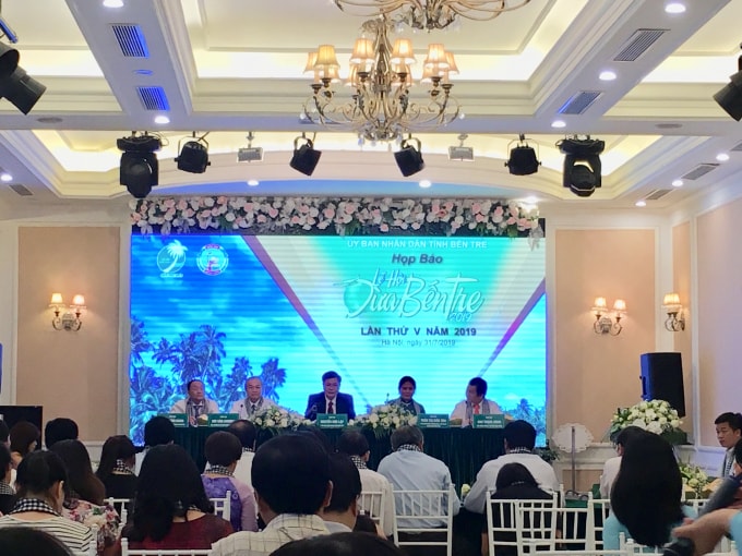 Lễ hội Dừa Bến Tre sẽ diễn ra trong 7 ngày, từ ngày 14 - 20/11/2019 tập trung tại thành phố Bến Tre.