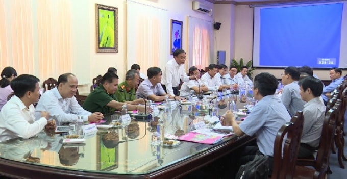 Đoàn công tác Ban chỉ đạo Trung ương về phòng chống thiên tai về làm việc tại Đồng Tháp.