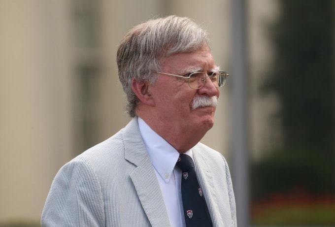 Cố vấn an ninh Nhà Trắng John Bolton. Ảnh: Reuters