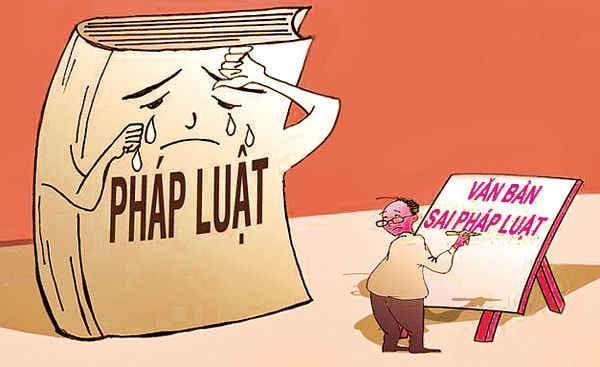 Theo thống kê, từ kết quả kiểm tra văn bản theo thẩm quyền của các bộ, cơ quan ngang bộ và địa phương đã phát hiện 5.639 văn bản trái pháp luật. Ảnh minh họa