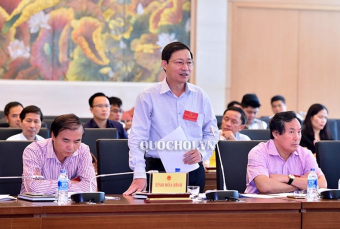 Ông Bùi Văn Cửu, Phó Chủ tịch UBND tỉnh Hòa Bình bị kỷ luật cảnh cáo. Ảnh: quochoi.vn