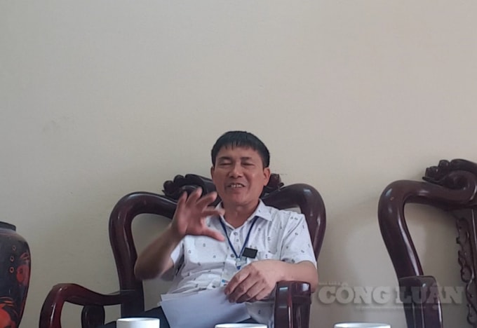 Ông Dương Văn Nhuận, Chủ tịch UBND xã Minh Trí, huyện Sóc Sơn.
