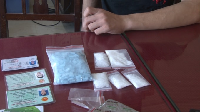 Tang vật thu giữ được.