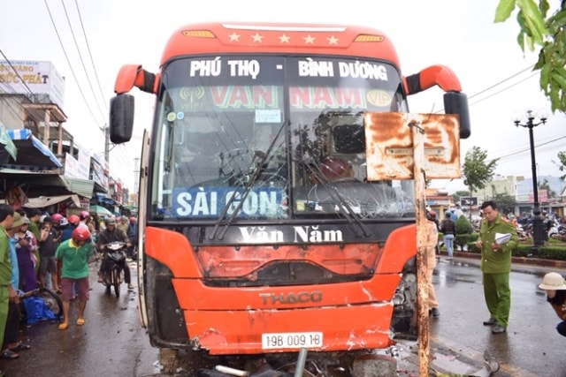 Hiện trường vụ tai nạn. Ảnh: TL