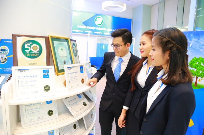 Năm thứ tư liên tiếp, Bảo Việt được Forbes bình chọn trong danh sách Top 50 thương hiệu dẫn đầu năm 2019.
