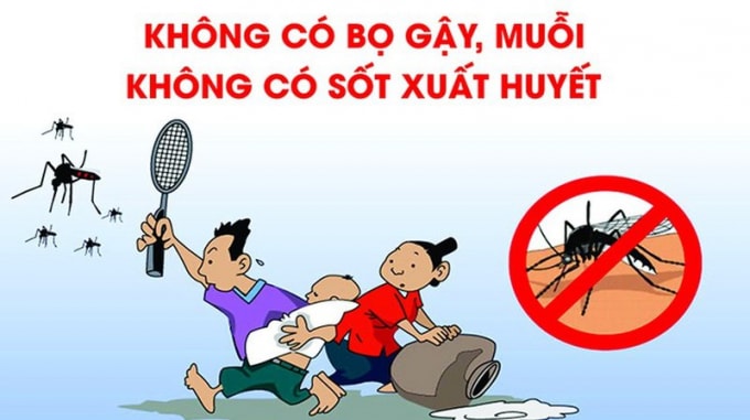 Cần quyết liệt thực hiện các biện pháp phòng chống sốt xuất huyết trong mùa mưa bão. Ảnh minh họa