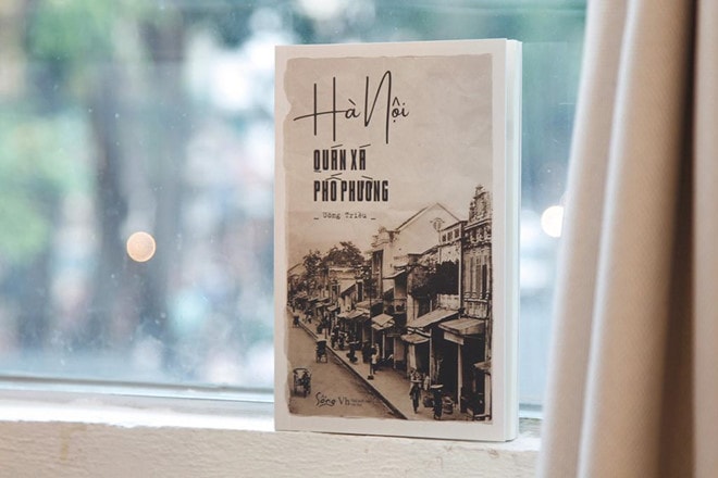 Cuốn sách “Hà Nội quán xá phố phường” của nhà văn Uông Triều. Ảnh: zing.vn