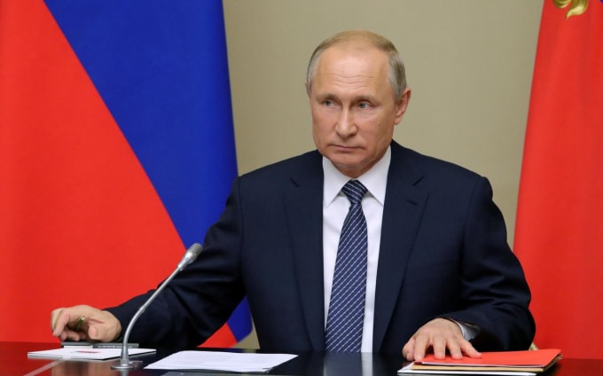 Tổng thống Nga Vladimir Putin. Ảnh: Reuters