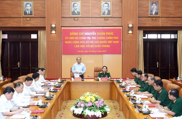 Quang cảnh buổi làm việc. Ảnh: VGP
