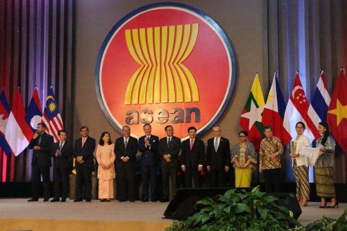 Lễ khánh thành trụ sở mới của Ban Thư ký ASEAN. Ảnh: Bộ Ngoại giao