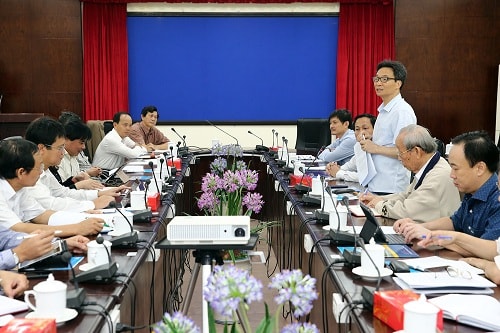 Quang cảnh buổi làm việc. Ảnh: VGP
