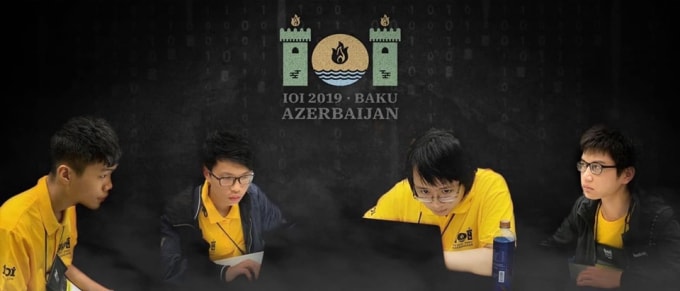 Đội tuyển Việt Nam thi Olympic Tin học quốc tế năm 2019. Ảnh: Bộ GD&ĐT cung cấp