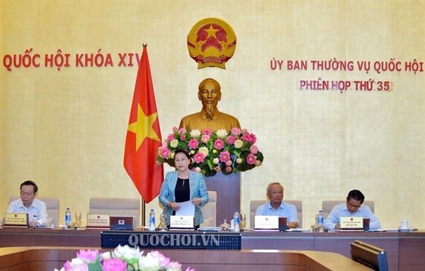 Phiên họp thứ 35 của Ủy ban Thường vụ Quốc hội.