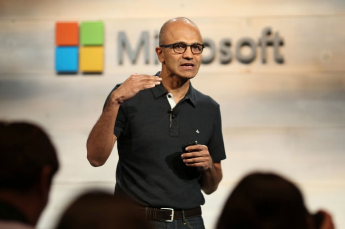 Satya Nadella. Ảnh: CNBC.