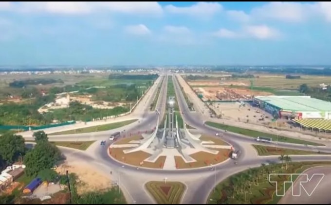 Hạ tầng thành phố Thanh Hóa mới sau quy hoạch mở rộng được đầu tư nhiều tuyến đường giao thông hoàn chỉnh (TL)