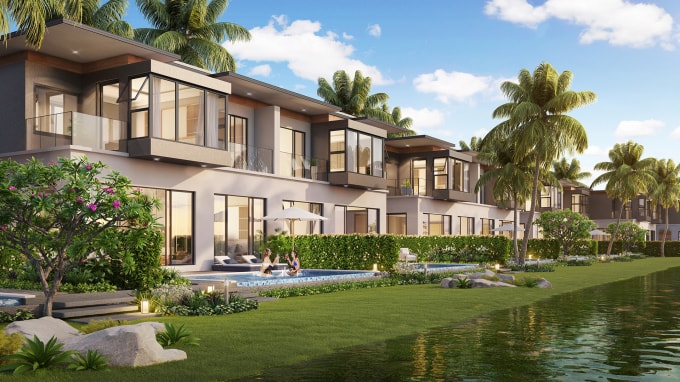 30 căn biệt thự view hồ Luxe Lagoon Villas được giới thiệu ra thị trường trong thời gian này