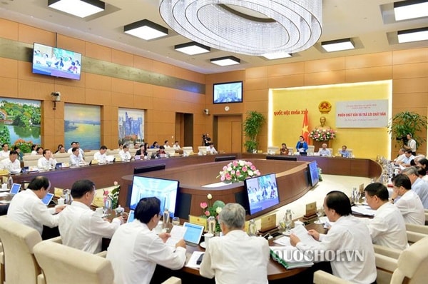 Toàn cảnh phiên họp. Ảnh: quochoi.vn