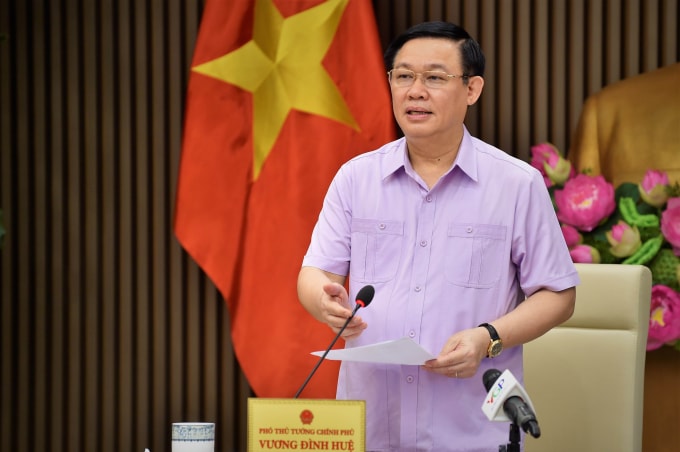 Phó Thủ tướng Vương Đình Huệ. Ảnh: VGP