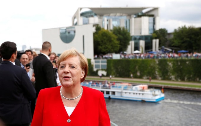 Thủ tướng Đức Angela Merkel. Ảnh: Reuters